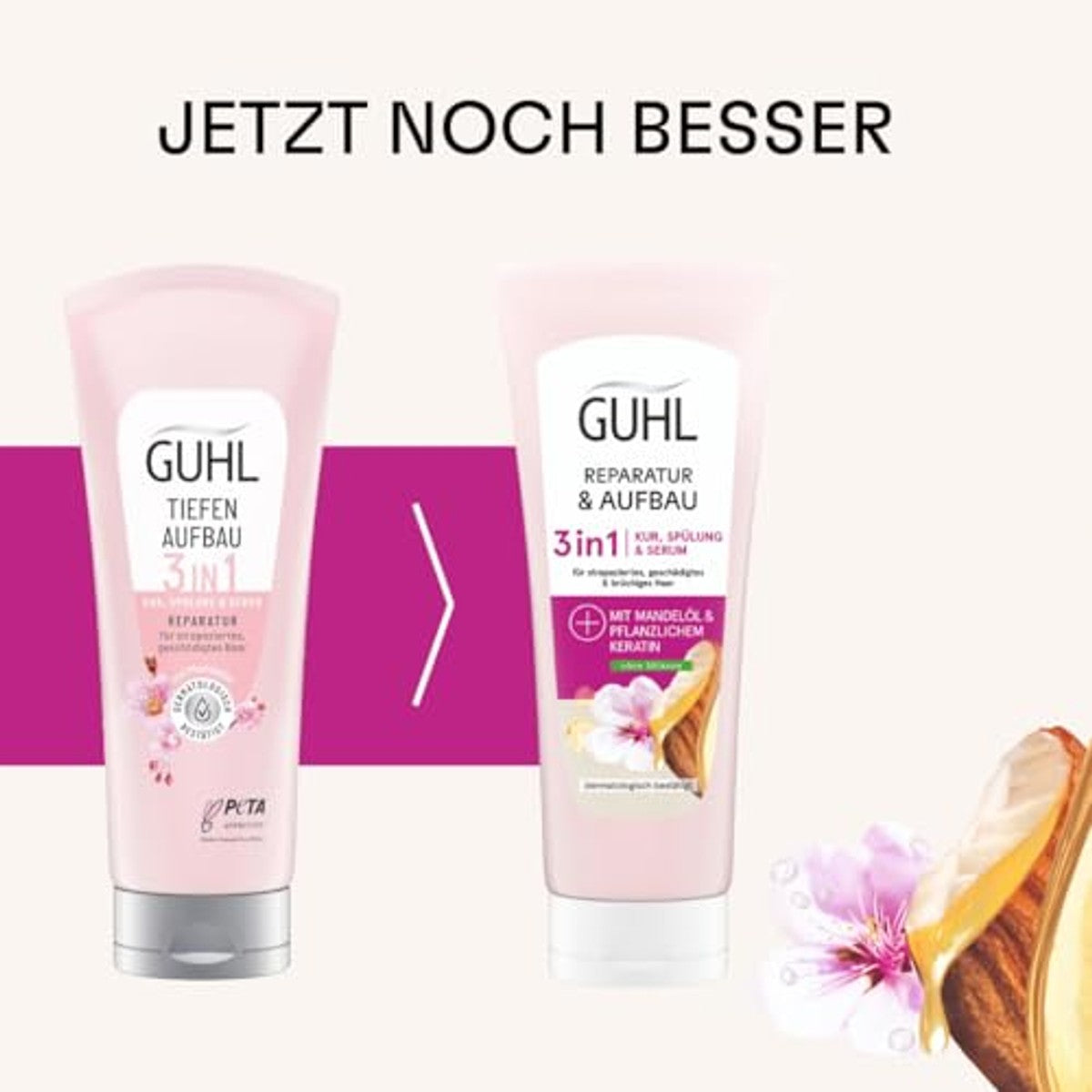 Guhl Diepe opbouw 3-in-1 kuur, conditioner & serum 200 ml – Guhl