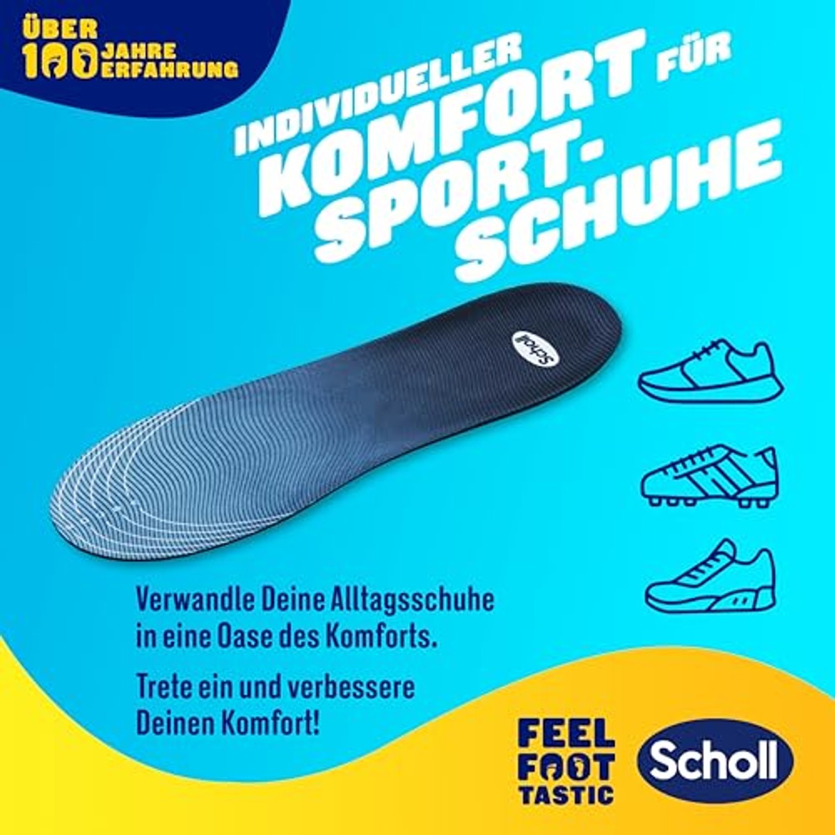 Dr. Scholl's GelActiv Sport-inlegzolen mannen maat 40-46,5 - 6-pack
