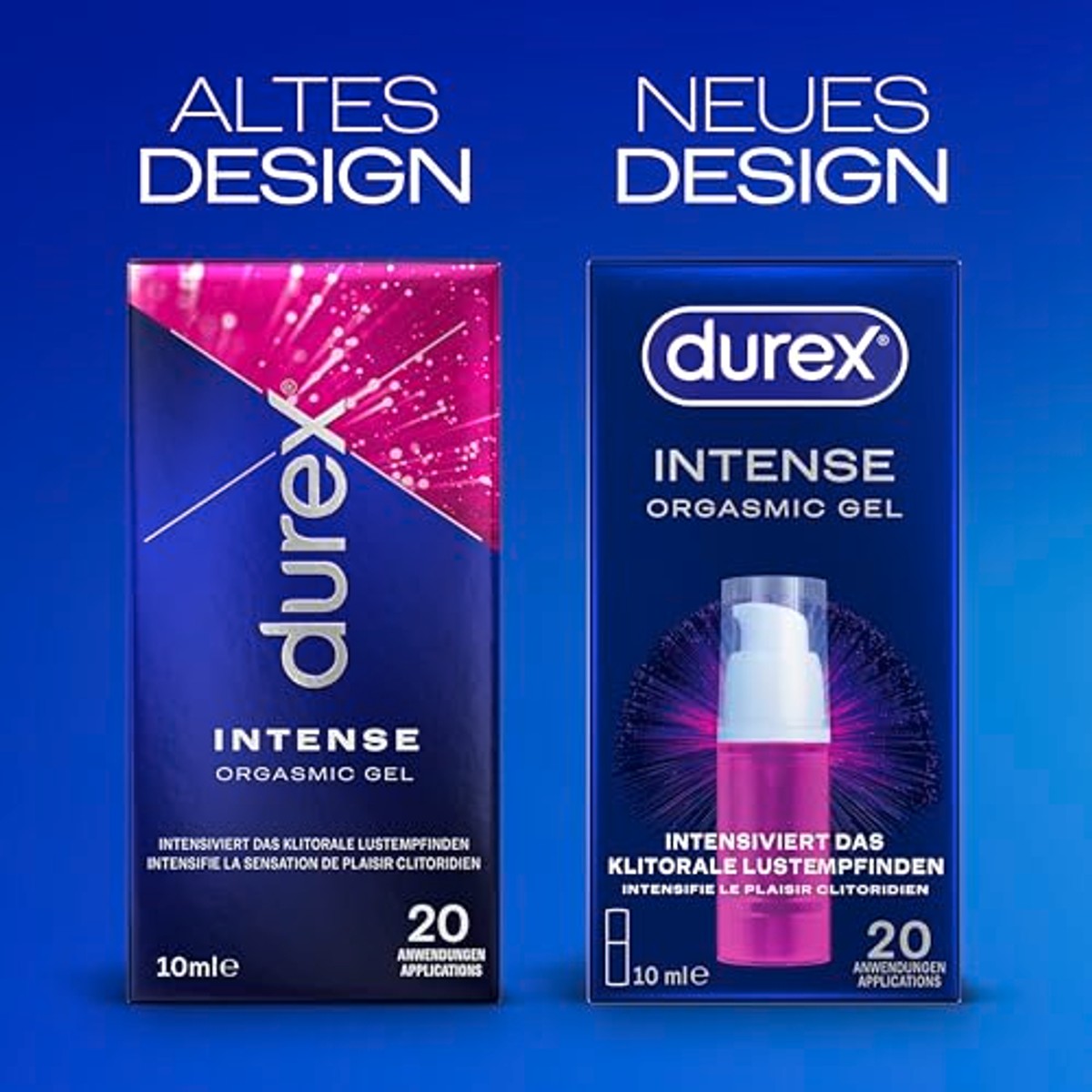 Durex Intense Orgasmic Gel 6 x 10 ml - Voordeelverpakking