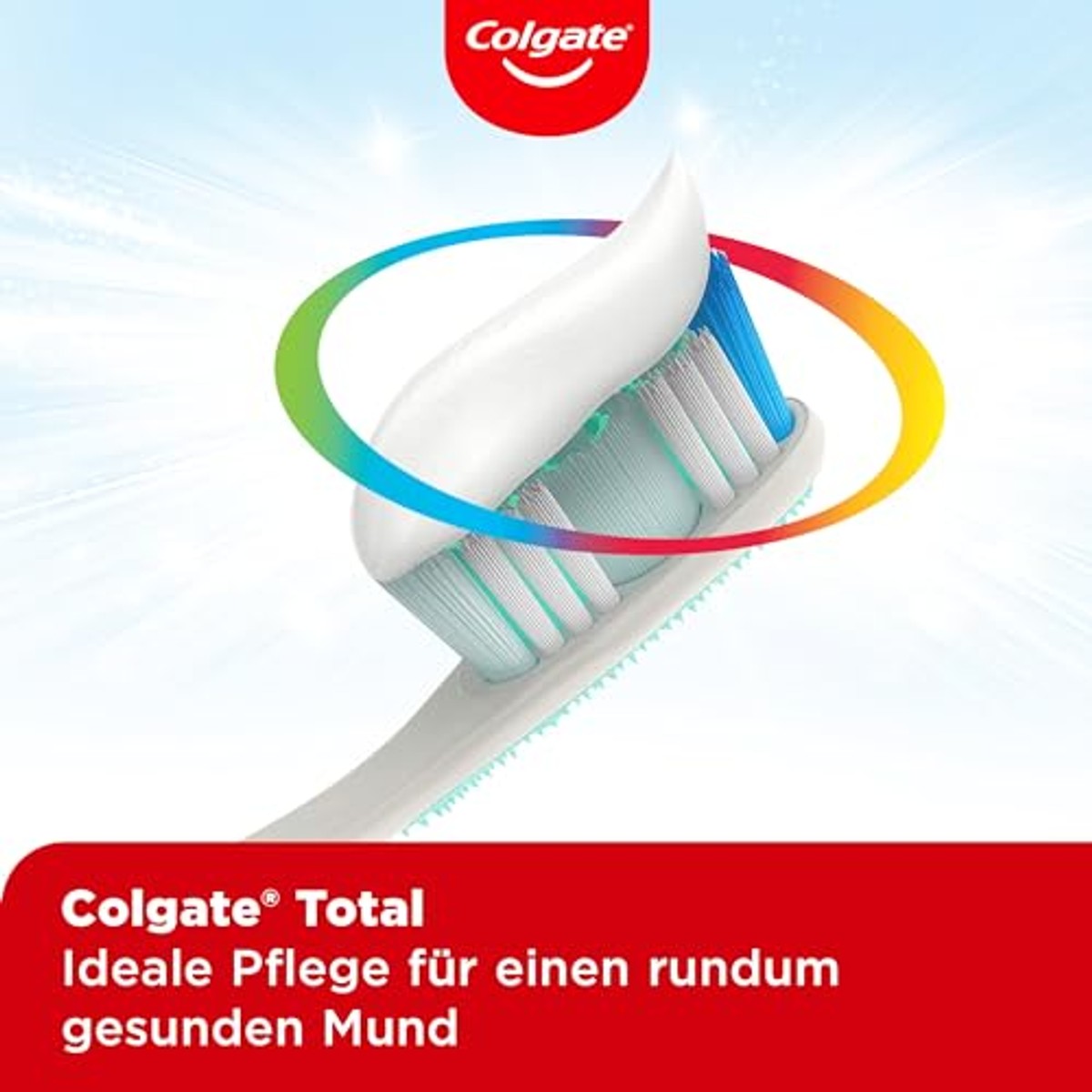 Colgate Total Aktiver Schutz Original Tandpasta 6 x 75 ml - Voordeelverpakking