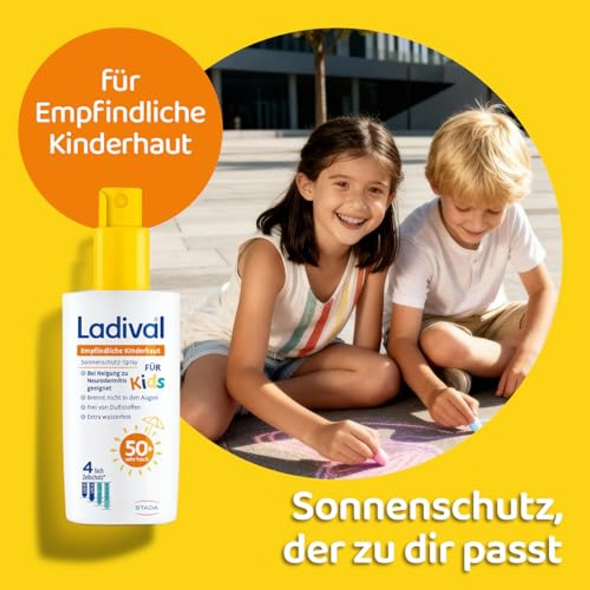 Ladival Gevoelige Kinderhuid Zonnebrandspray SPF 50+ 150 ml – Ladival