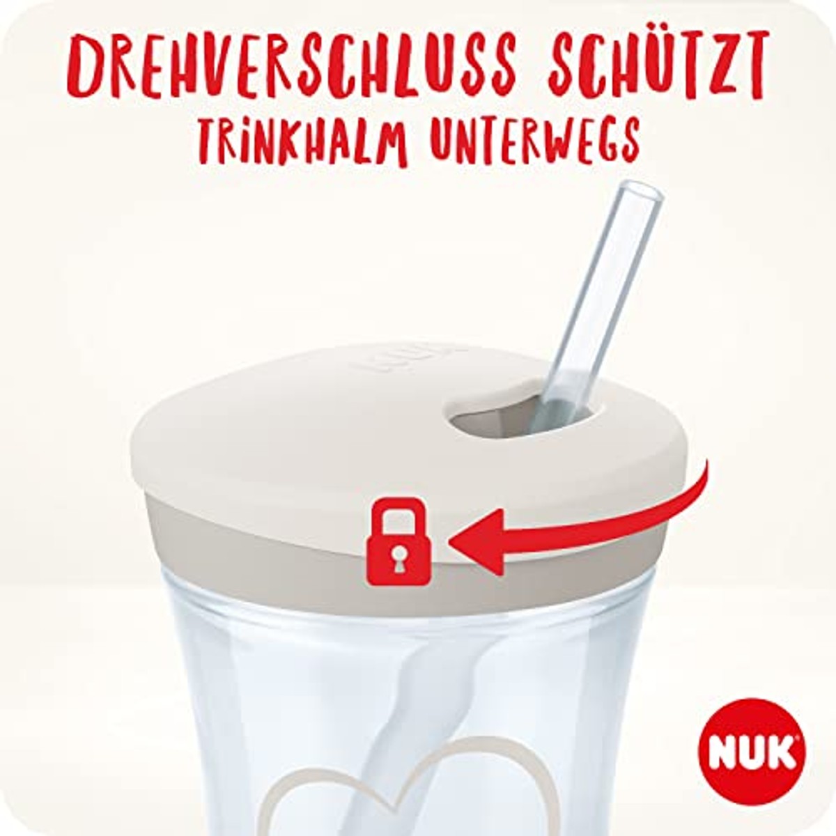 NUK Action Cup Drinkbeker groen luipaard 6 x 230 ml - Voordeelverpakking