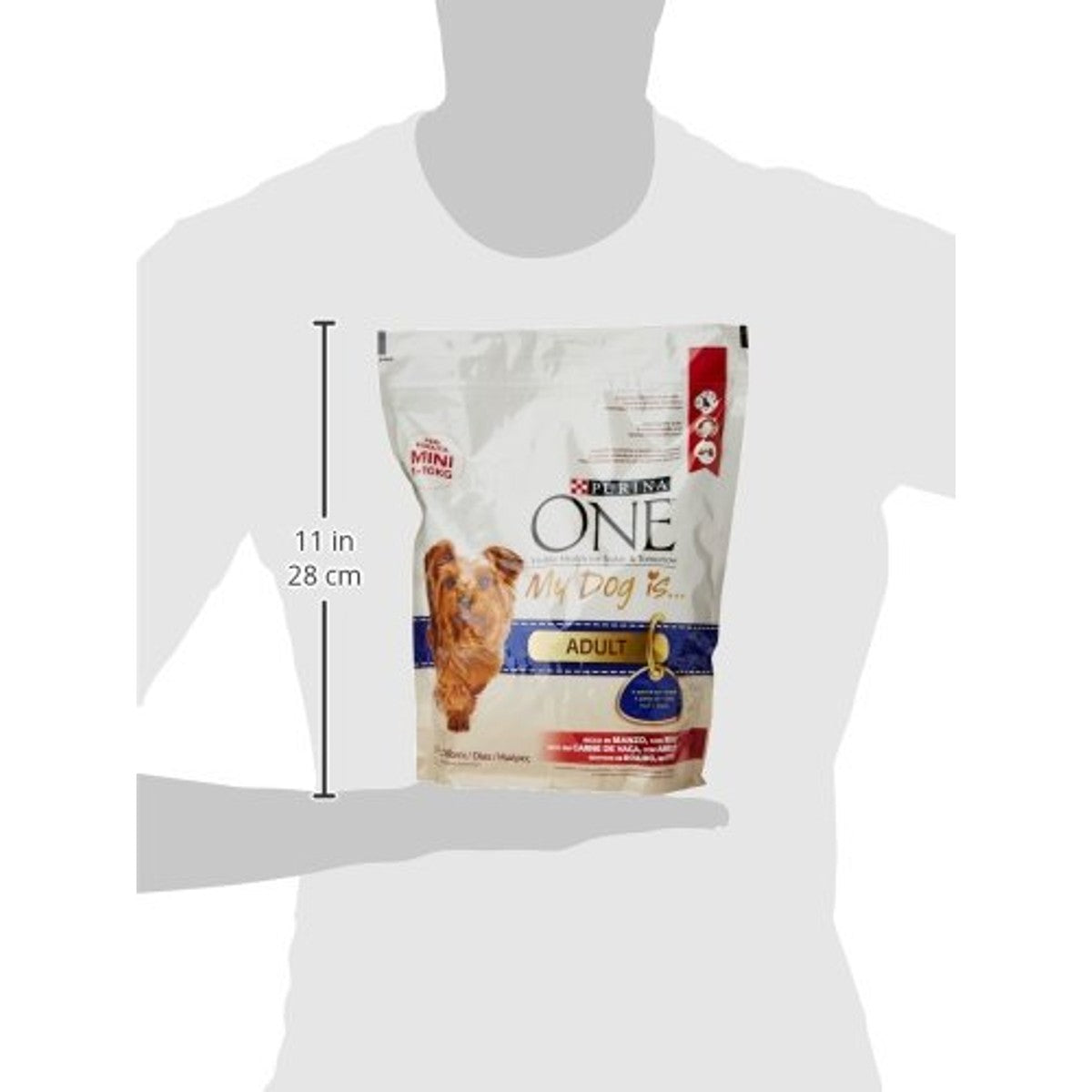 Purina One Mini hondenvoer rundvlees 800 g - 6-pack