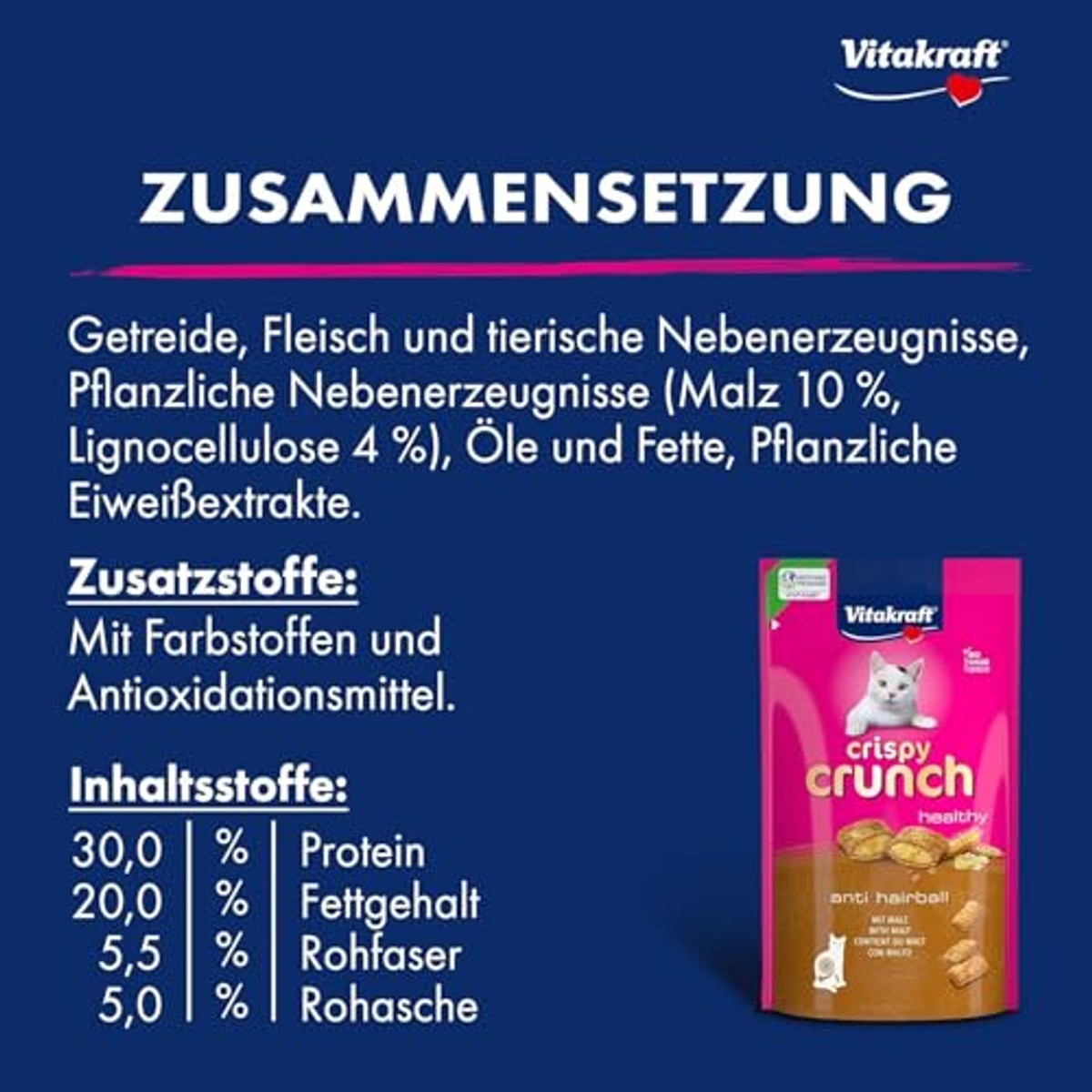 Vitakraft Crispy Crunch kattensnack mout - 3-pack – foto 4