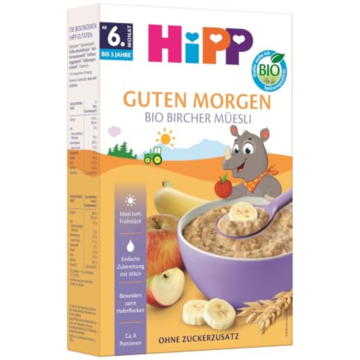 HiPP Guten Morgen Bio Knusper-muesli vanaf 15 maanden 3 x 200 g - Voordeelverpakking