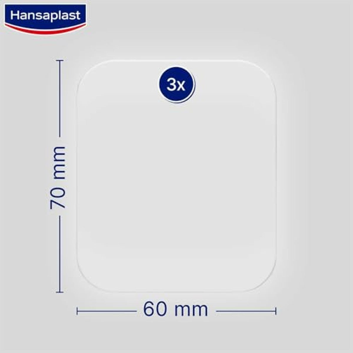Hansaplast Tweede Huidbescherming Groot 3 stuks – Beiersdorf