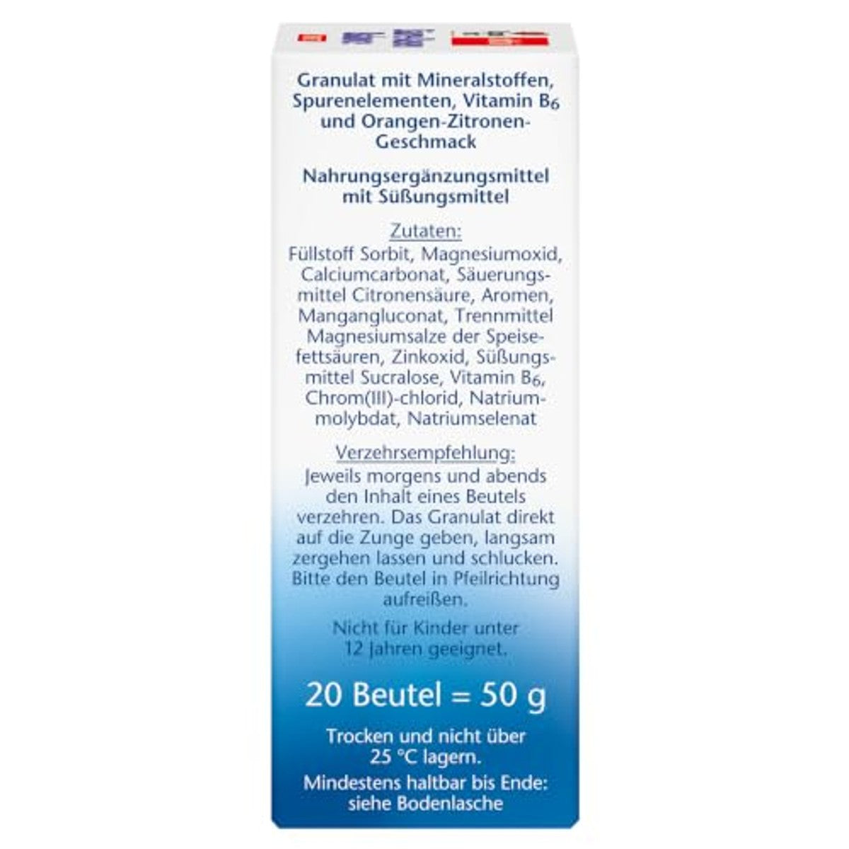 Doppelherz Zuur-Base Balance Direct Sinaasappel-Citroensmaak 20 Porties - 6-pack