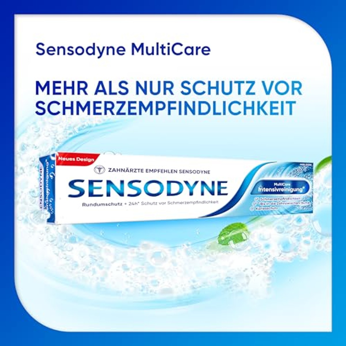 Sensodyne MultiCare intensieve reiniging tandpasta 6 x 75 ml - Voordeelverpakking