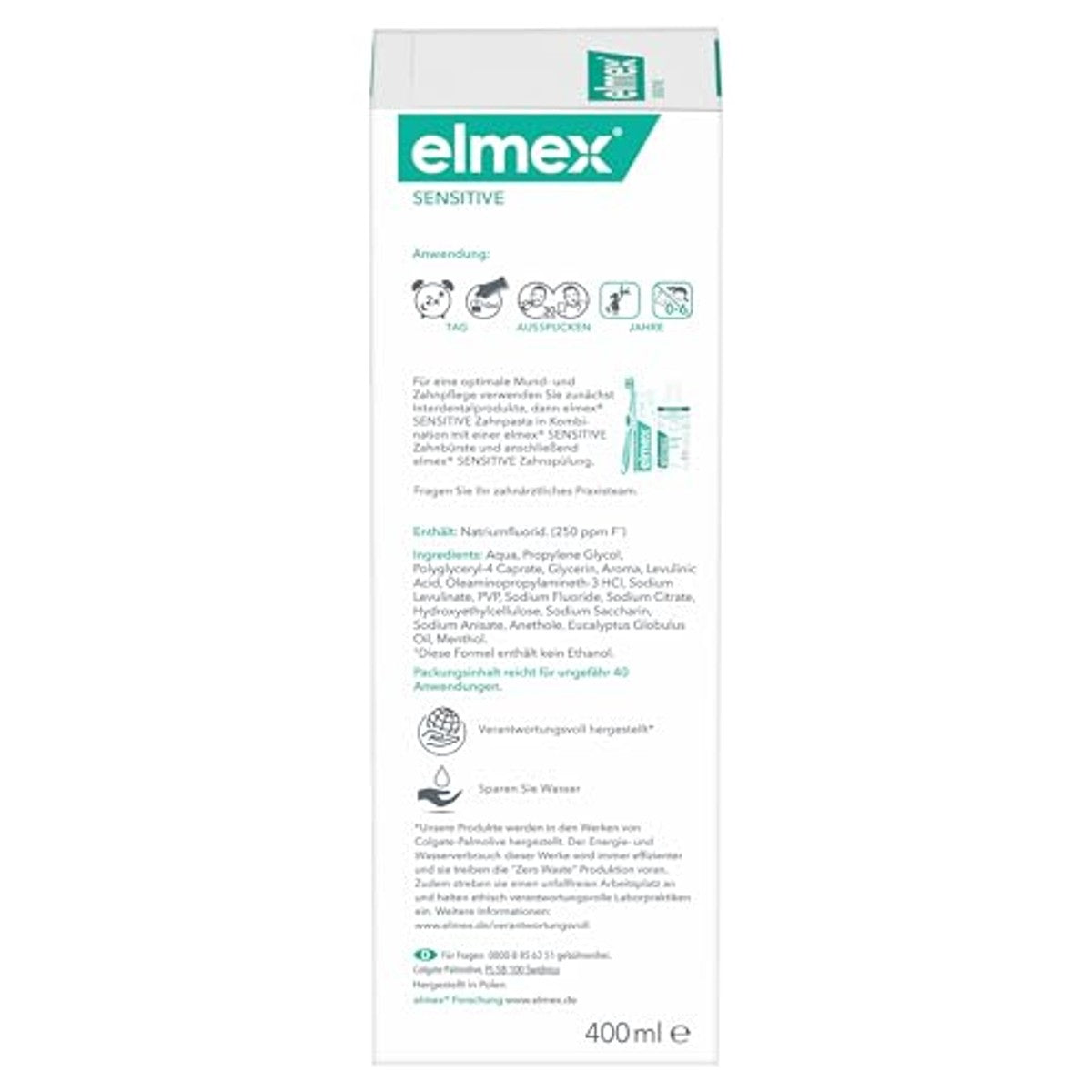 ELMEX Sensitive tandspoeling 2 x 400 ml – ELMEX