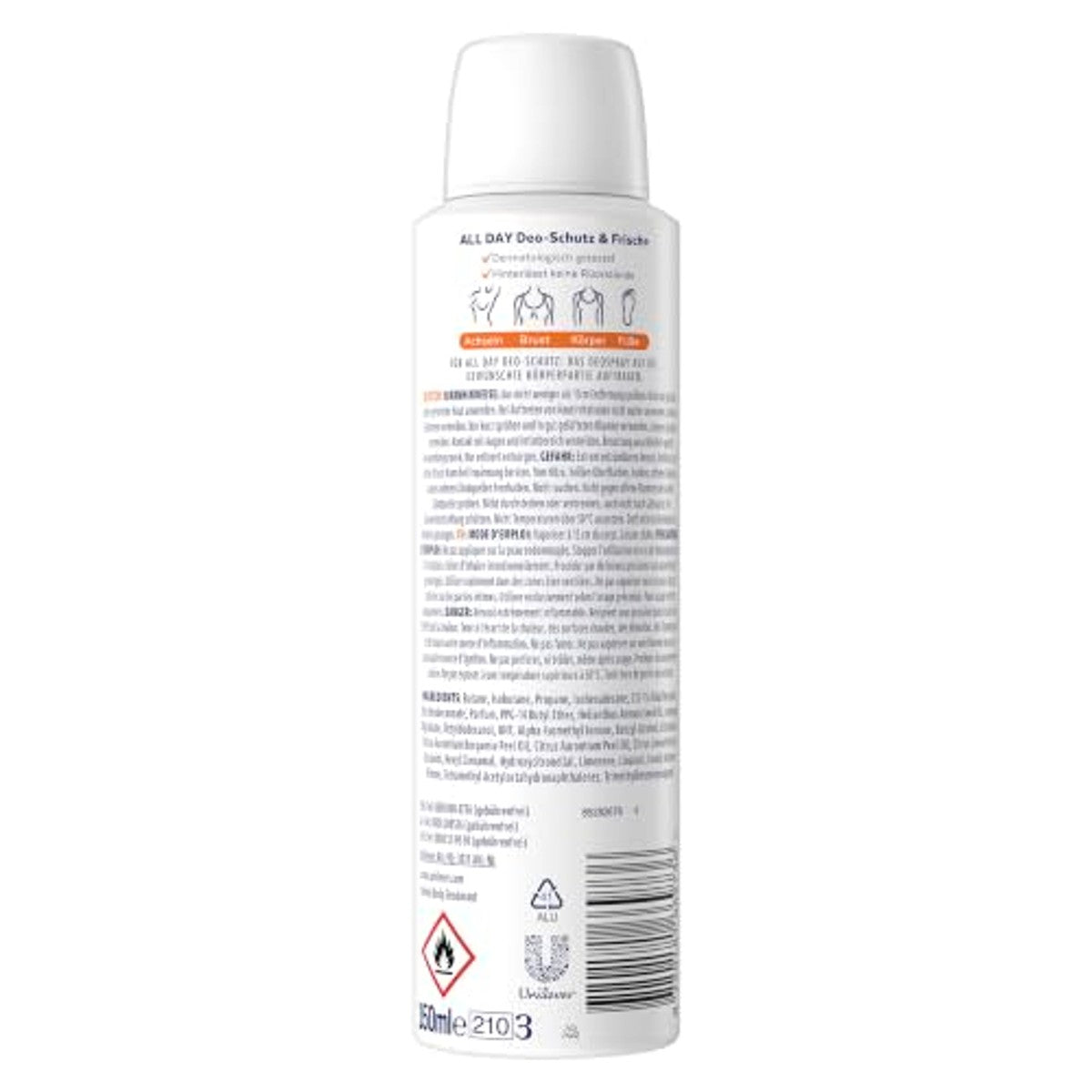 Rexona Whole Body Deodorant Spray Fresh Citrus 150 ml – Rexona
