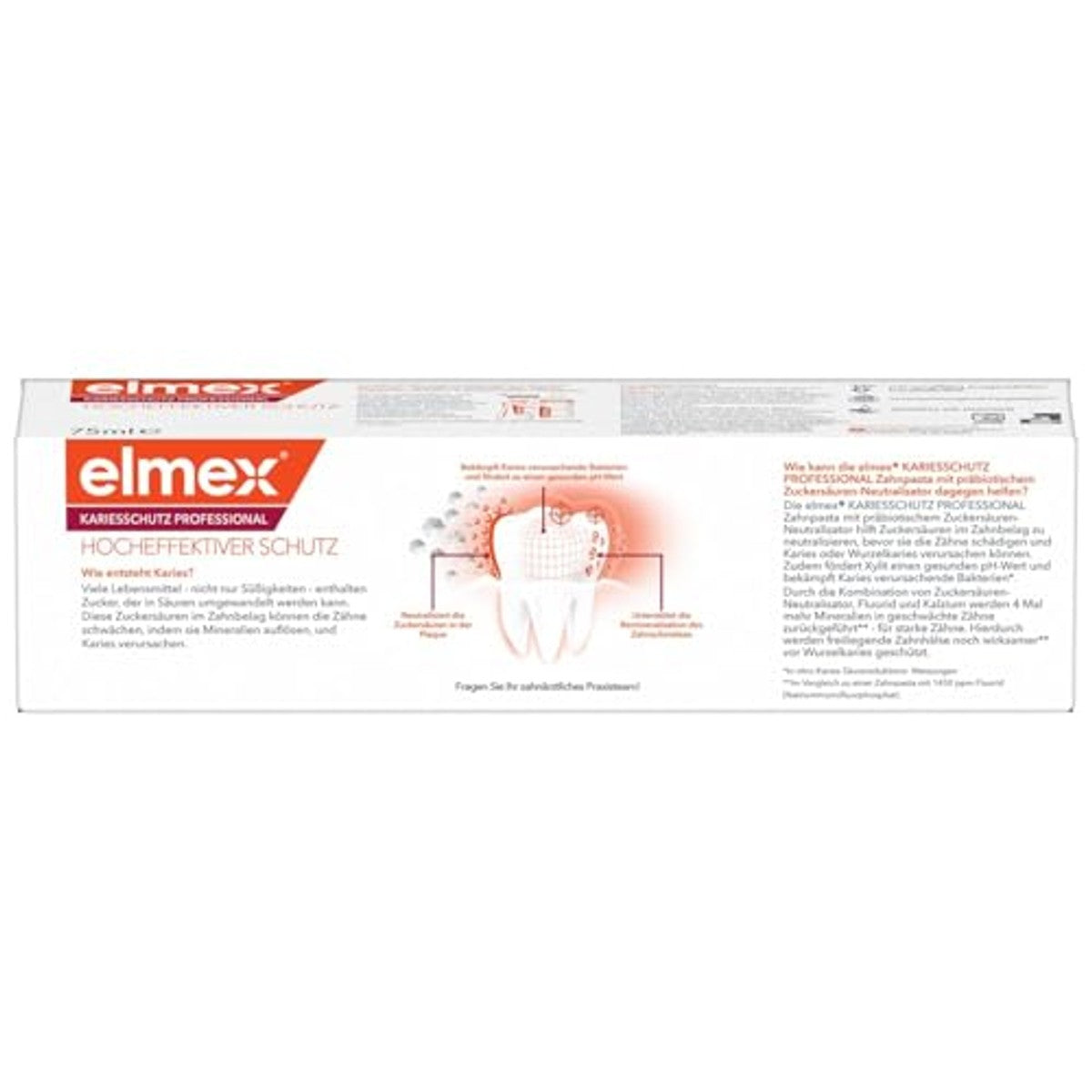 ELMEX cariësbescherming professionele tandpasta 75 ml – ELMEX