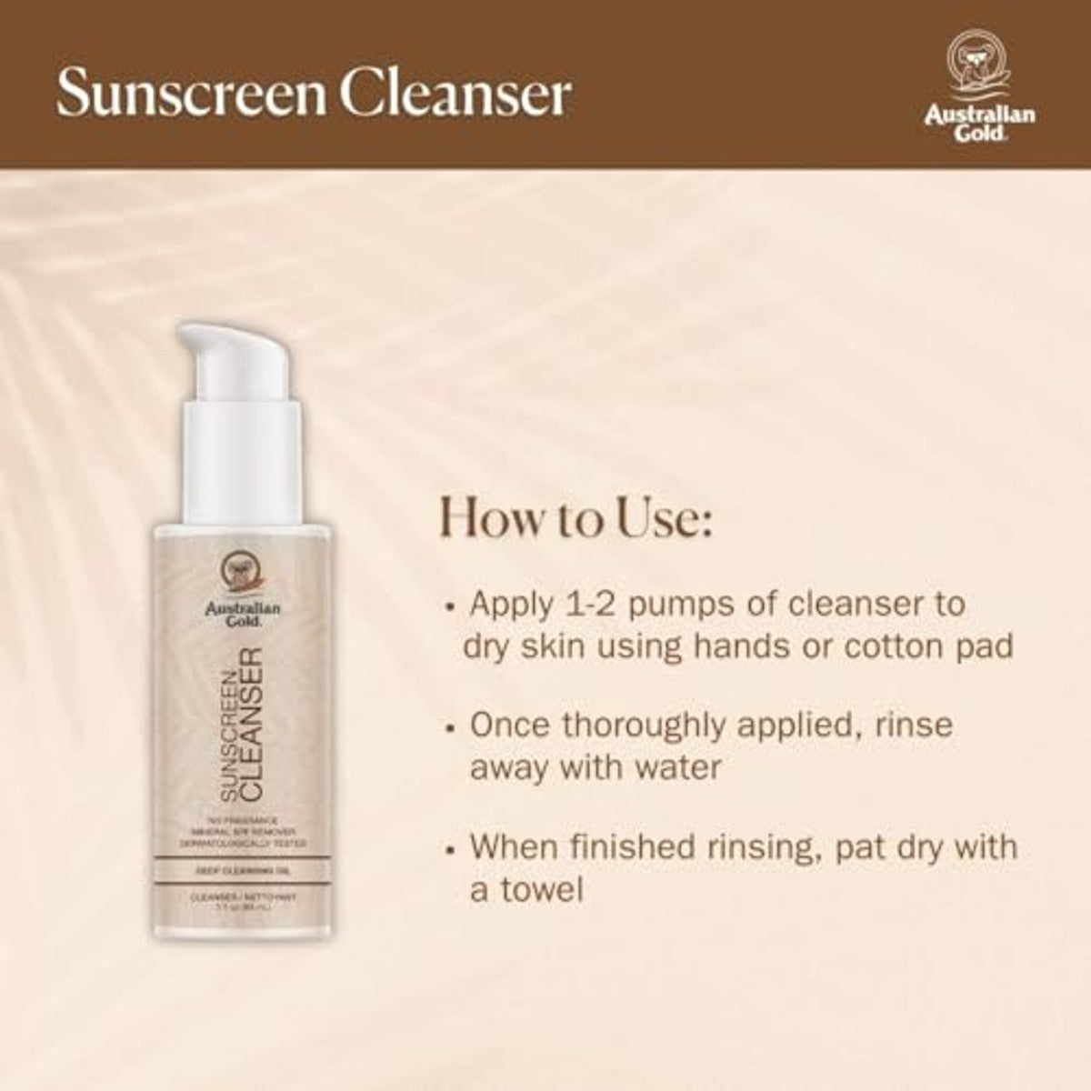 Australian Gold Sunscreen Cleanser 6 x 89 ml - Voordeelverpakking