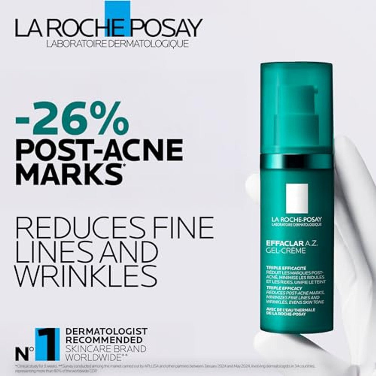 La Roche-Posay Effaclar A.Z. Gelcrème Anti-onzuiverheden en Anti-aging 40 ml