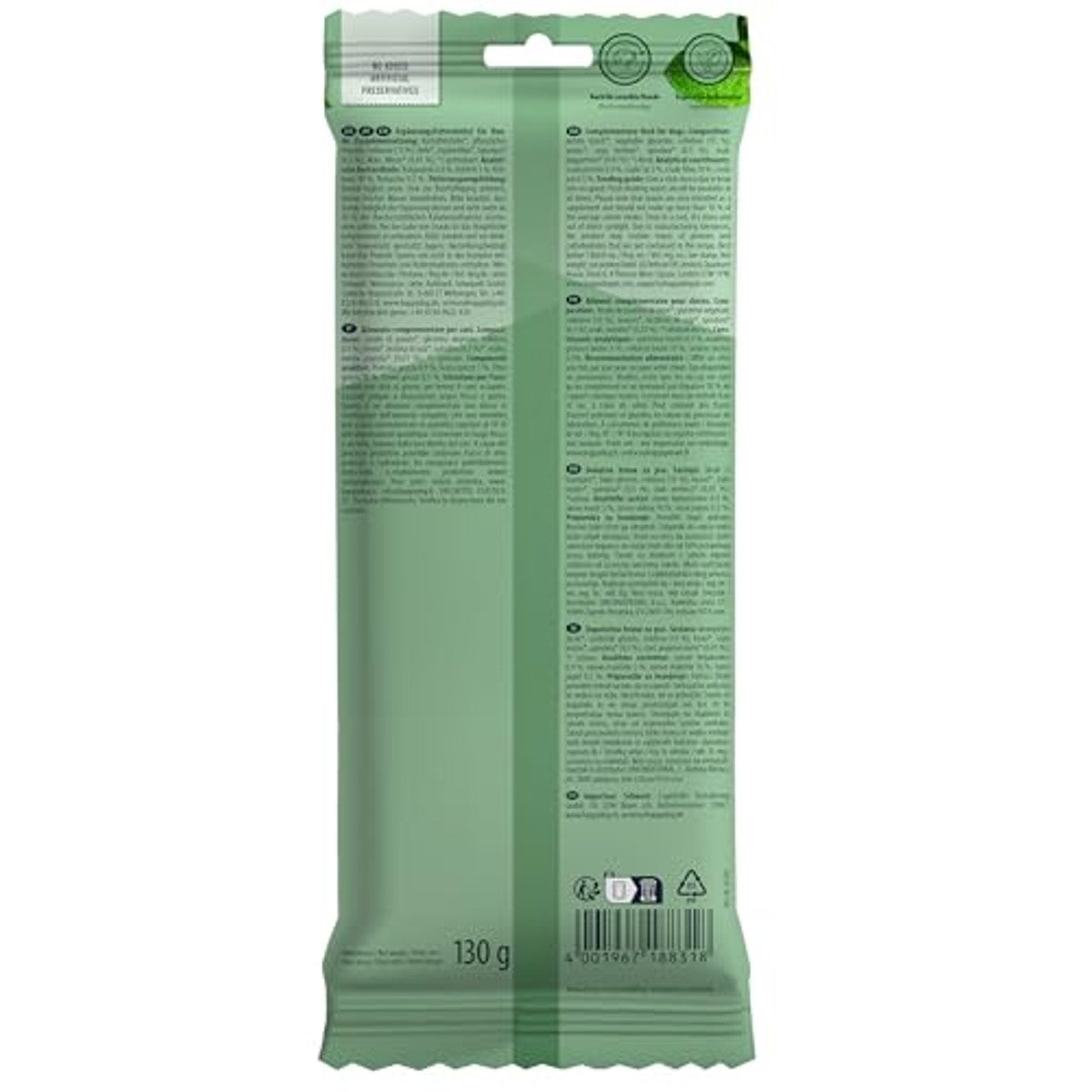 Happy Dog Dental Snacks Dental Sticks (130 g): 2 Stück pro Packung – Happy Dog