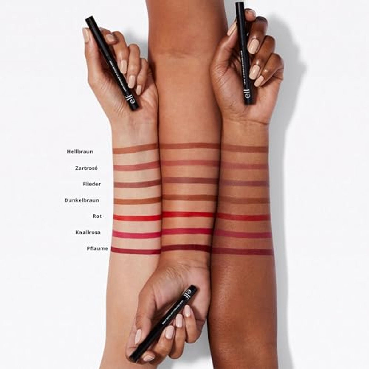 e.l.f. Love Triangle Lip Filler Liner – 3 stuks