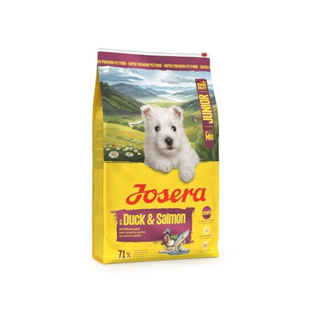 JOSERA Mini eend & zalm (10 kg) | droogvoer voor kleine jonge honden – Josera