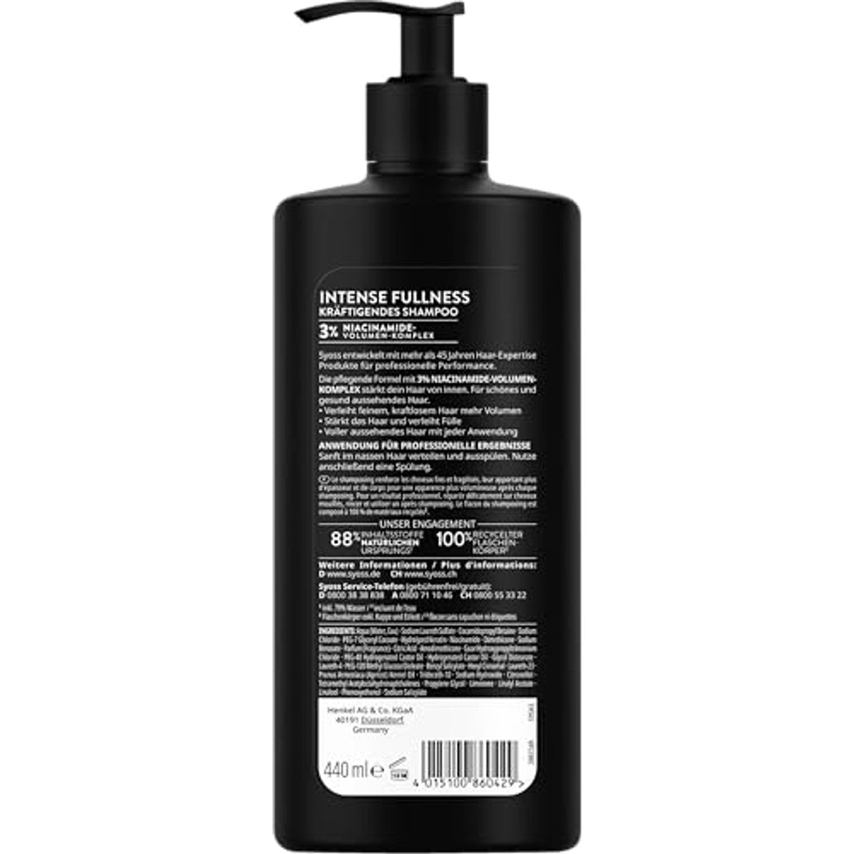 Syoss Intense Fullness Shampoo 440 ml – Syoss