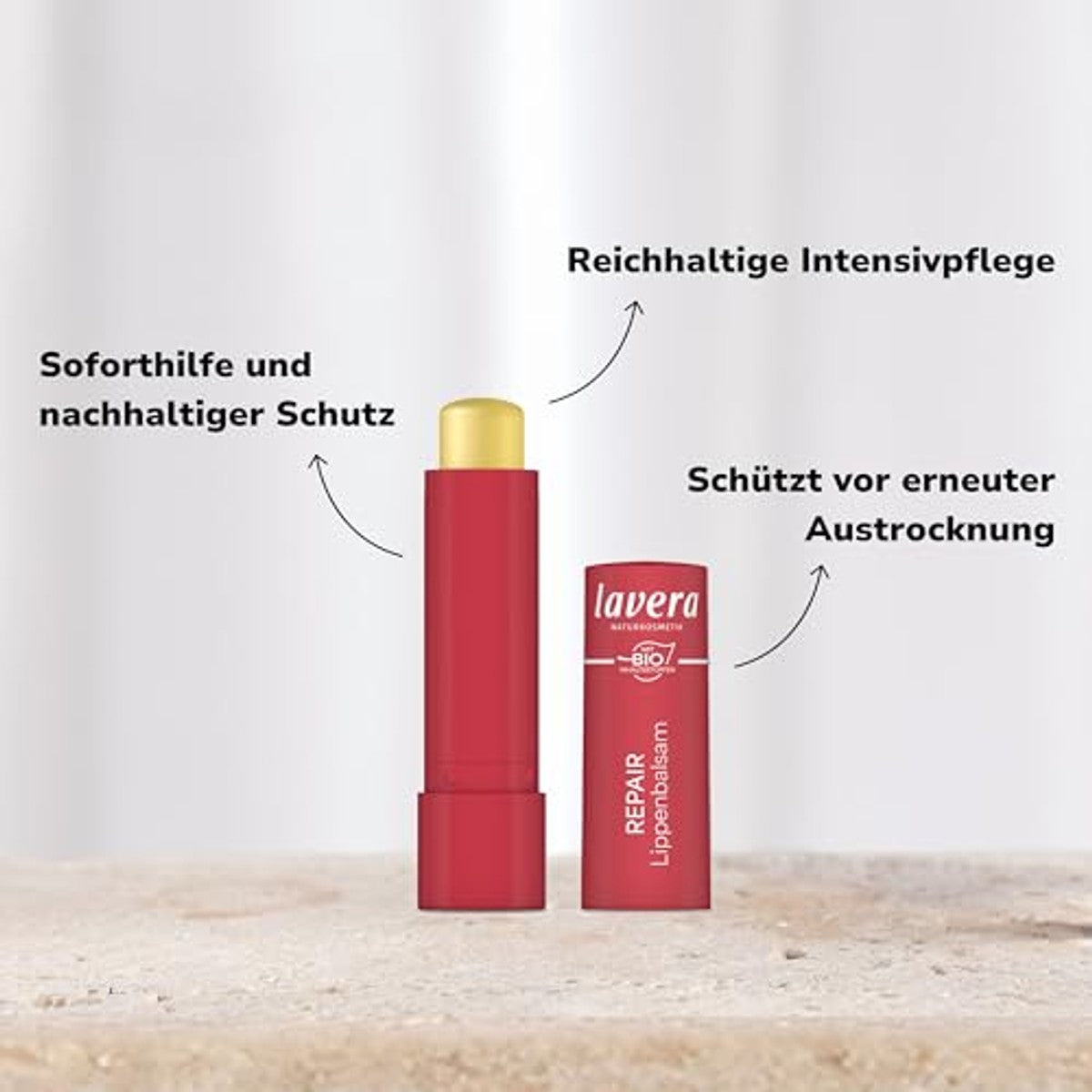 lavera Repair Lippenbalsem 10 g – foto 4