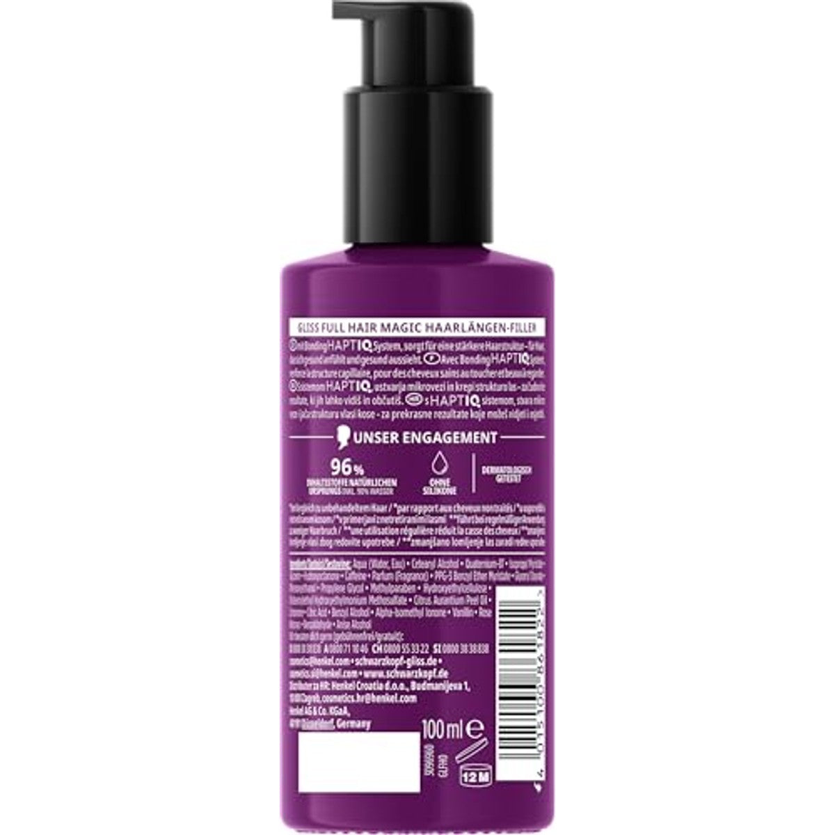 Gliss Kur Full Hair Magic Haarlengtes Filler 3 x 100 ml - Voordeelverpakking