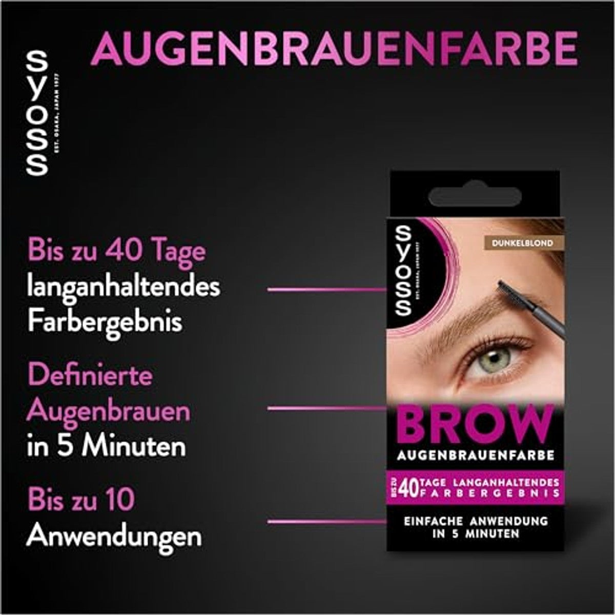 Syoss Wenkbrauwkit 6-1 donkerblond 6 x 17 ml - Voordeelverpakking