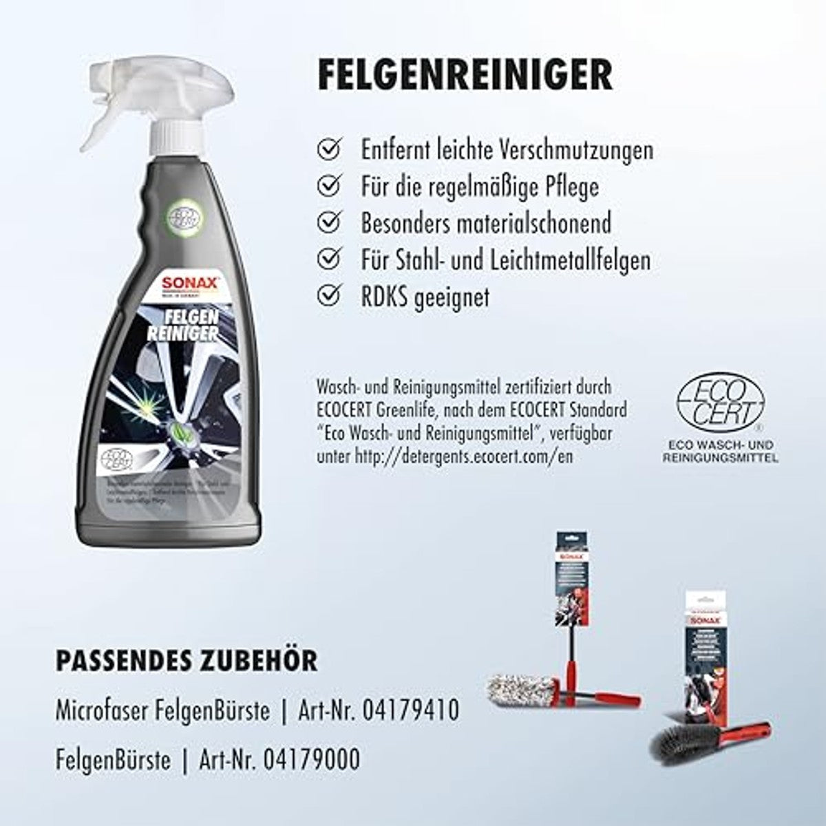 SONAX Velgenreiniger Gel 3 x 1 l - Voordeelverpakking – foto 4