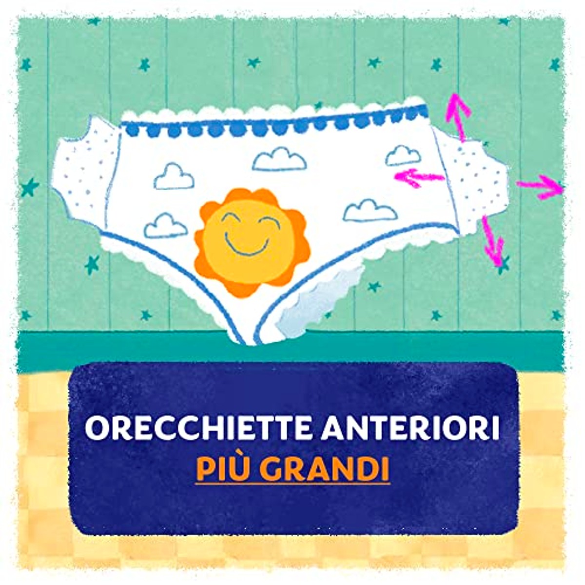 Pampers Sun and Maan Luiers Junior Maat 5 120 luiers – Pampers