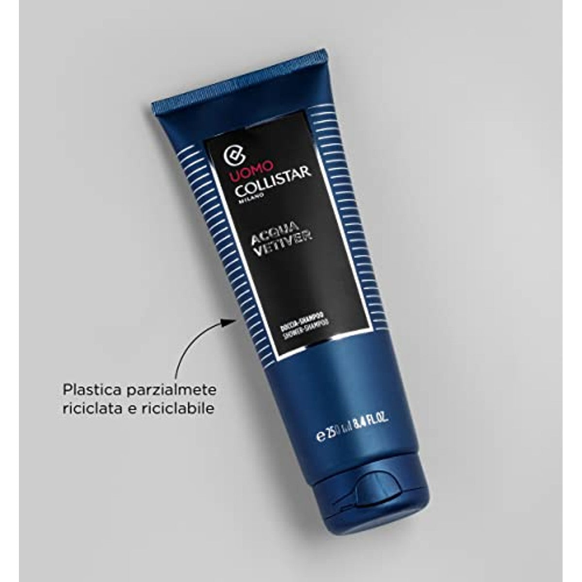 Collistar Acqua Vetiver Douchegelshampoo voor Mannen 250 ml - 6-pack