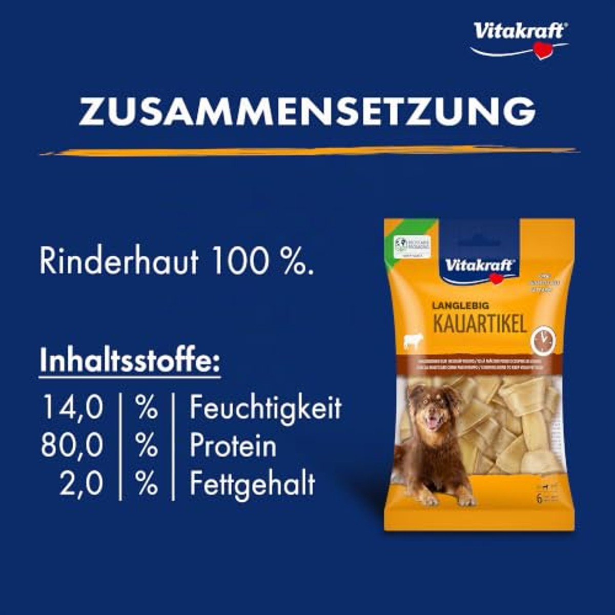 Vitakraft Chews hondensnack kauwbot 10 cm 1 x 6 stuks - 6-pack