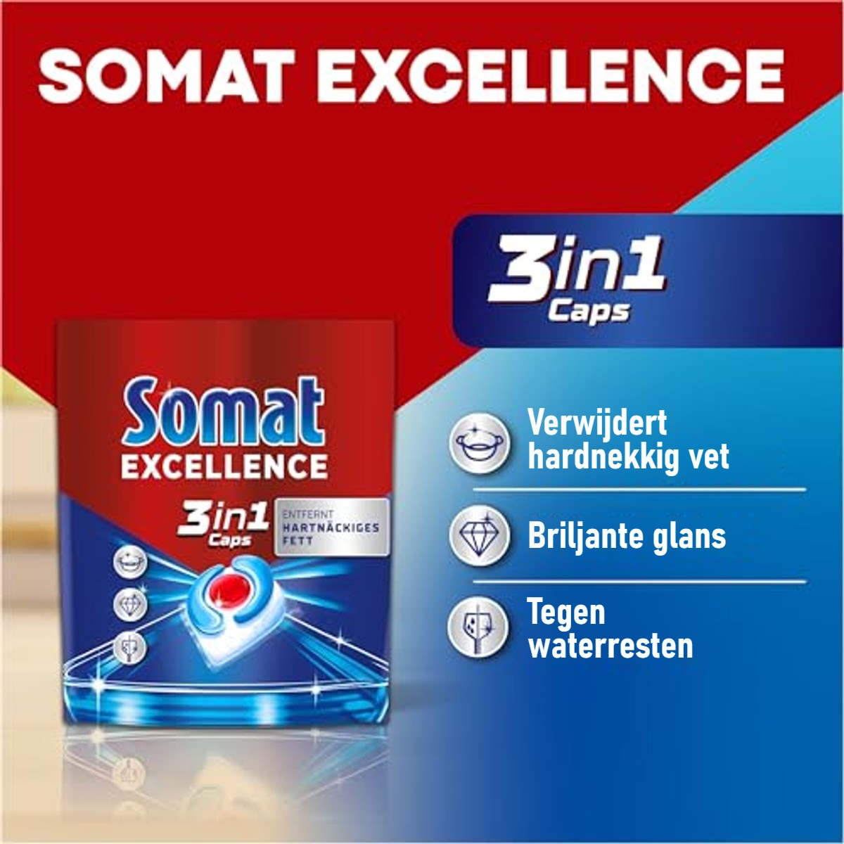 Somat Excellence 3-in 22 AW 6 x 1 caps - Voordeelverpakking – foto 4
