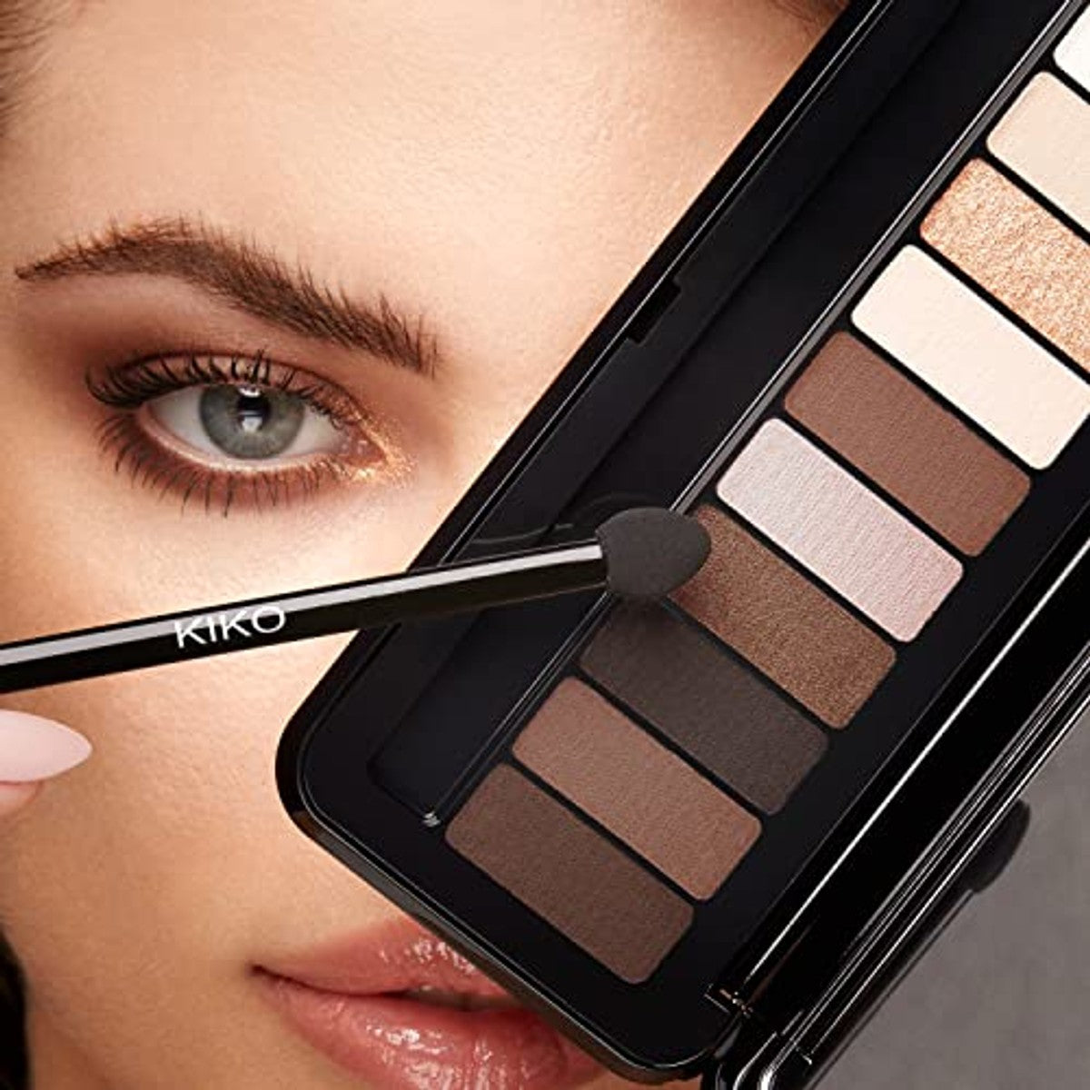 KIKO Milano Soft Nude oogschaduwpalet - kleur 02 warme tinten – Kiko Milano