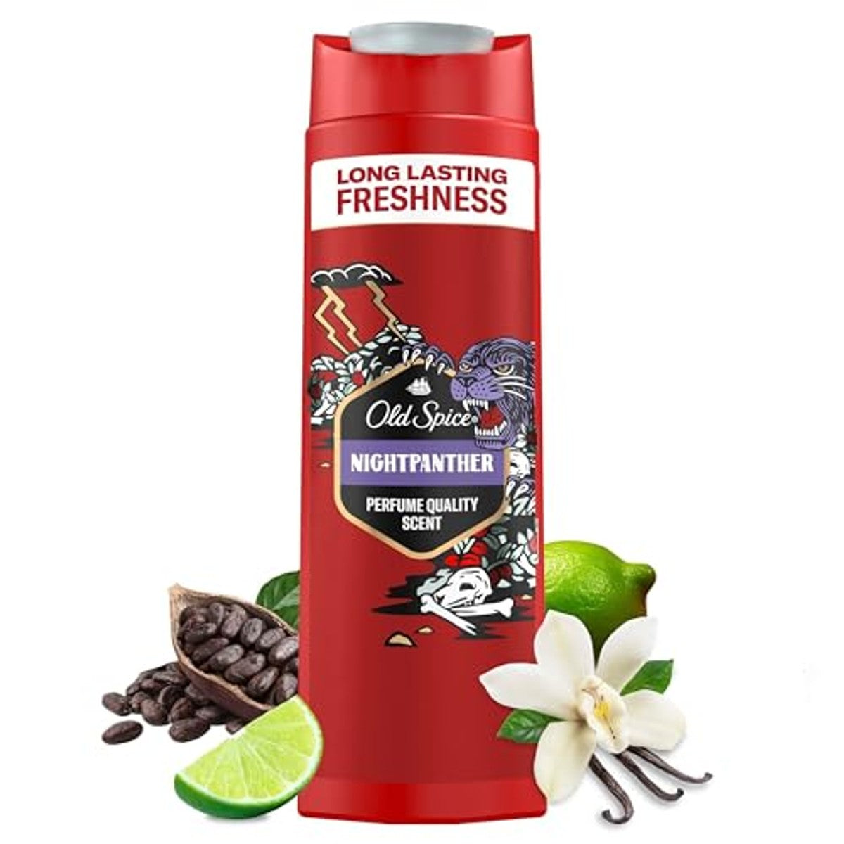Old Spice Nightpanther mannen douchegel & shampoo 3 x 250 ml - Voordeelverpakking