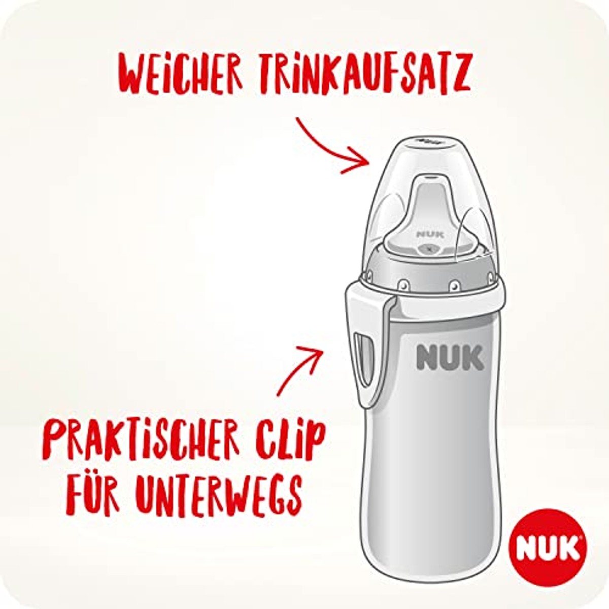 NUK Active Cup Disney Winnie de Poeh blauw 6 x 300 ml - Voordeelverpakking