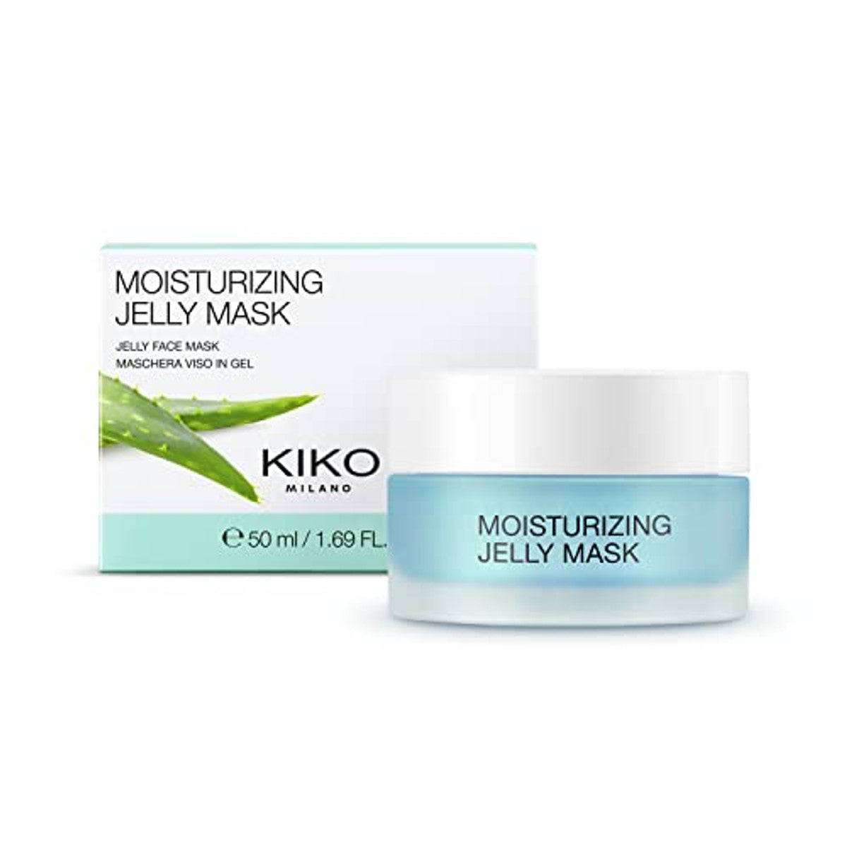 Kiko Milano Moisturizing Jelly Mask Gelmasker Cactusvijgen en Aloë Vera - 6-pack
