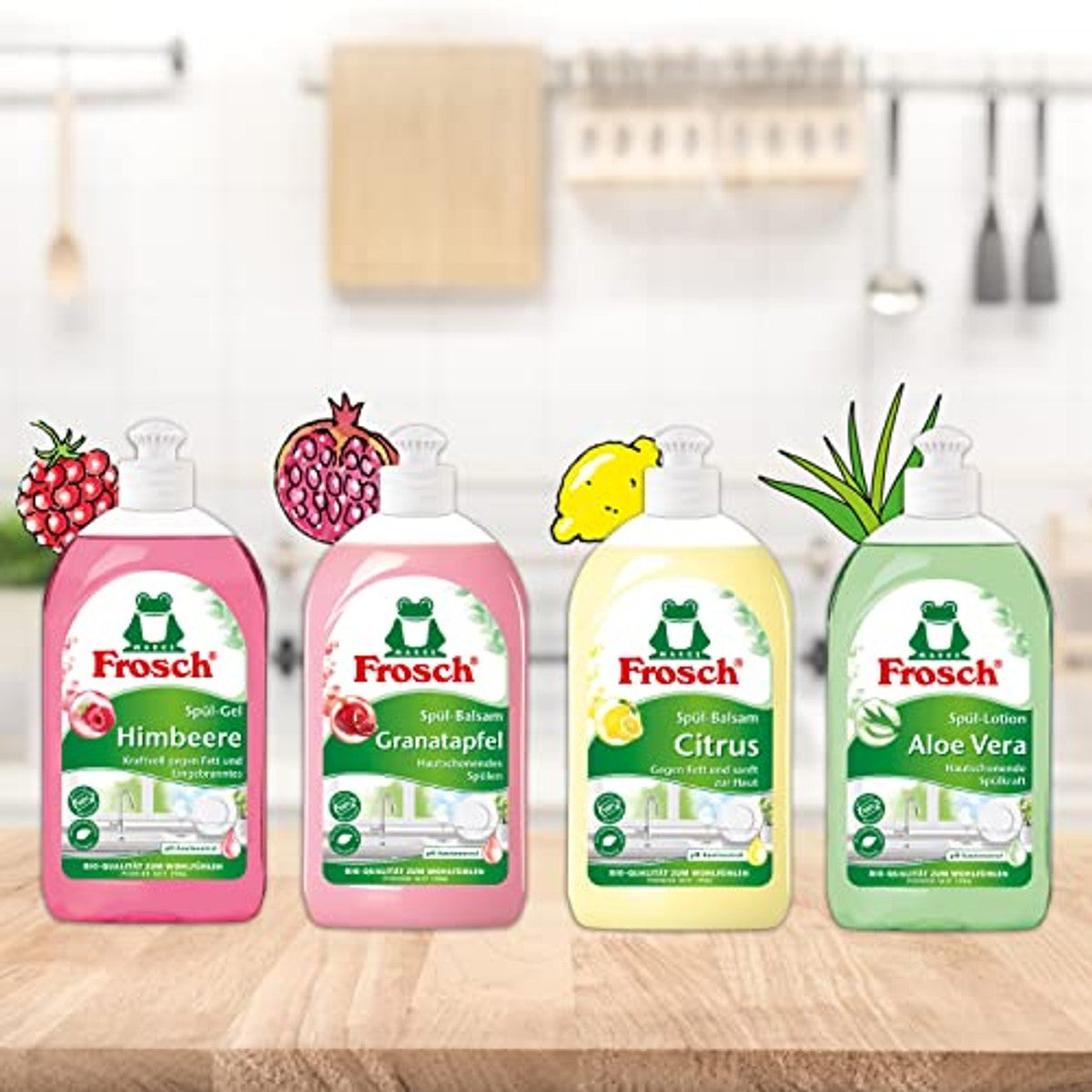 FROSCH Raspberry spoelgel 3 x 500 ml - Voordeelverpakking