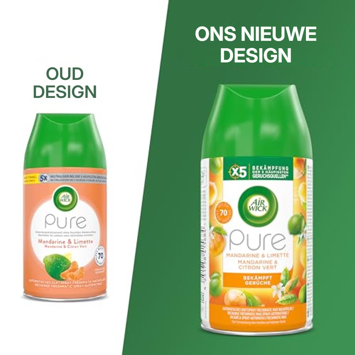 Air Wick Freshmatic Max navulling pure mandarijn & limoen 2 x 250 ml – foto 4