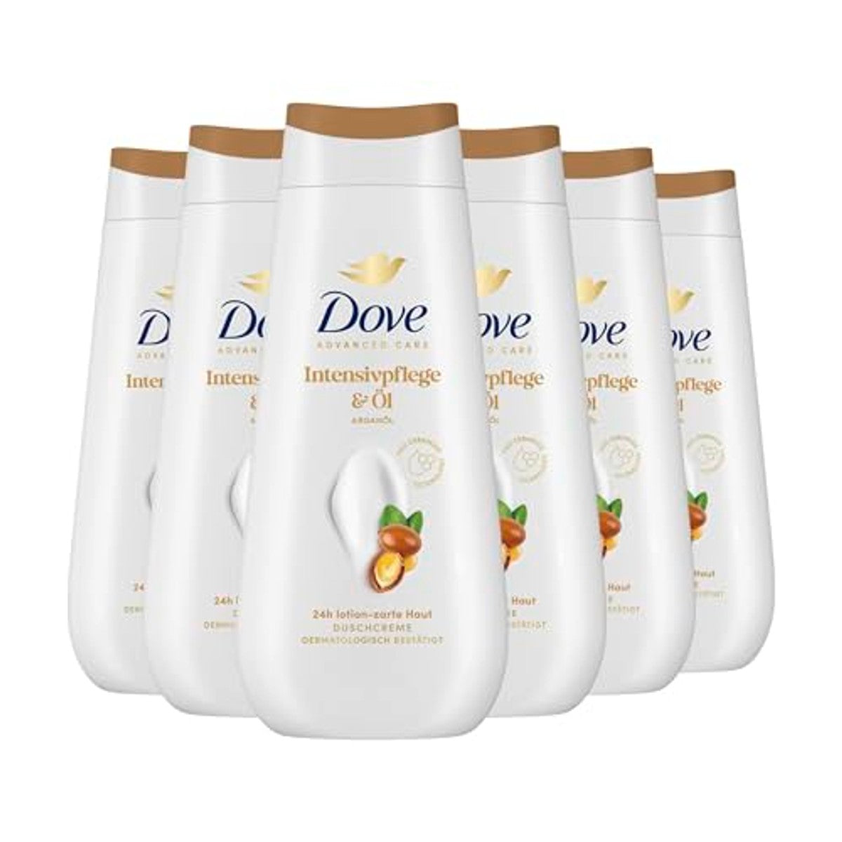 Dove Advanced Care Douchecrème Intensieve Verzorging & Olie 12 x 225 ml – Dove