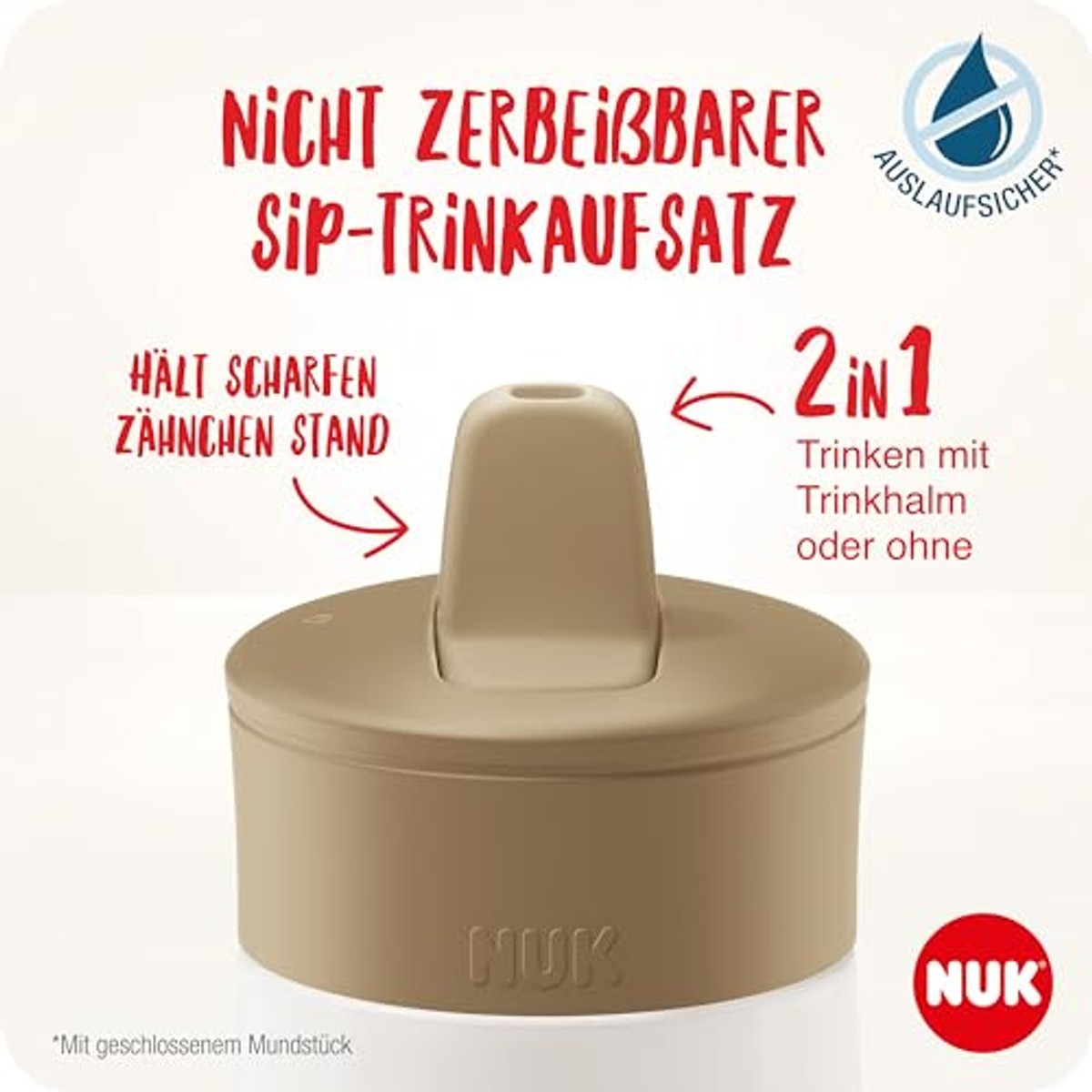 NUK Mini-Me Flip rietjesfles paarse bloem 3 x 500 ml - Voordeelverpakking