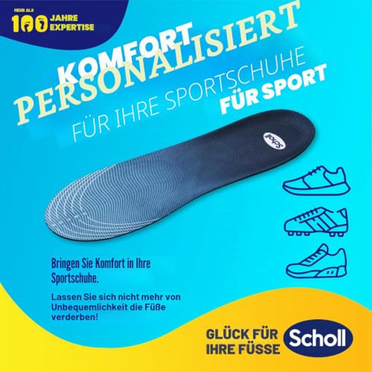 Dr. Scholl's GelActiv Sport inlegzolen heren 40-46,5, 2 stuks – Dr. Scholl's
