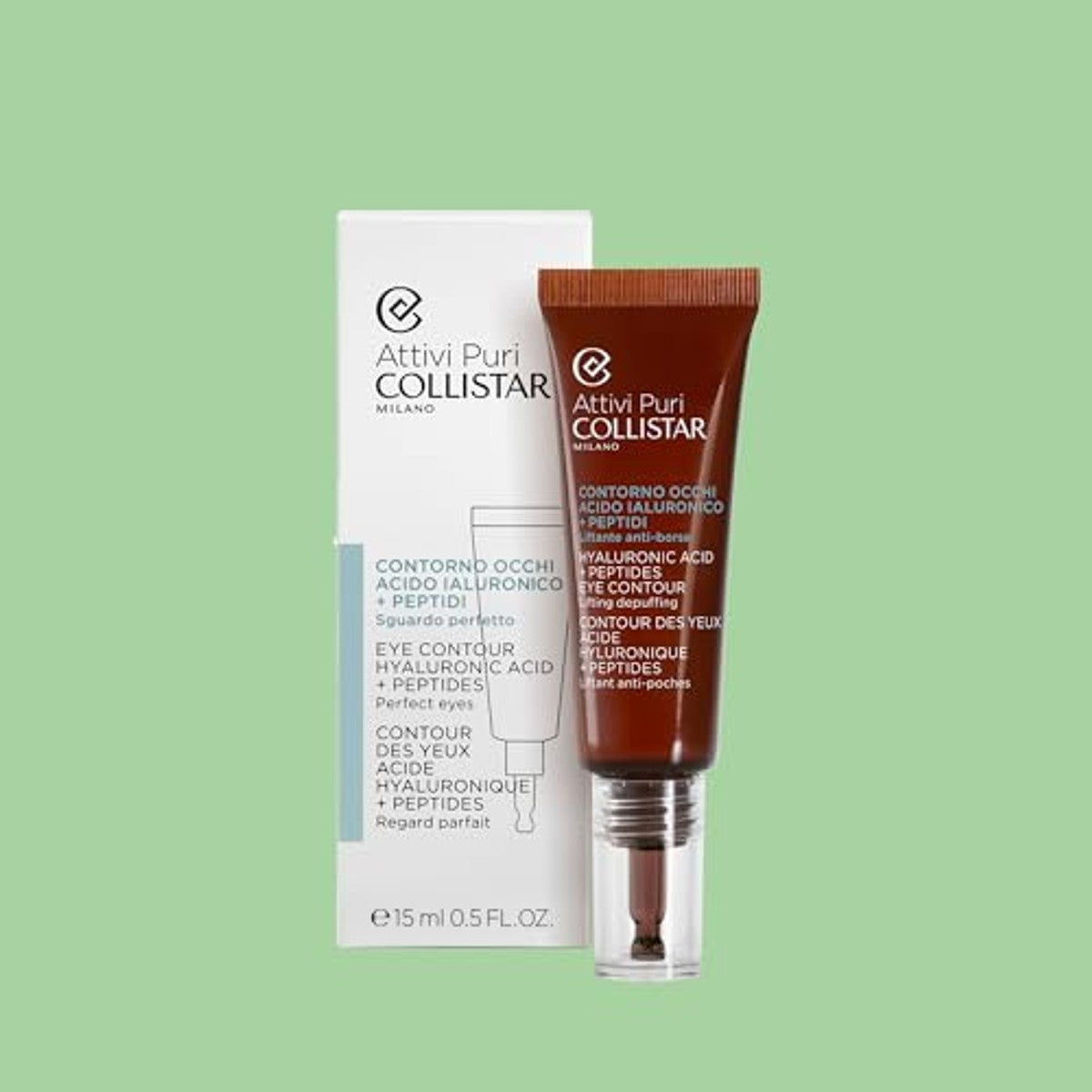 Collistar Attivi Puri Cadeauset voor Dames met Aquagel en Oogverzorging - 6-pack