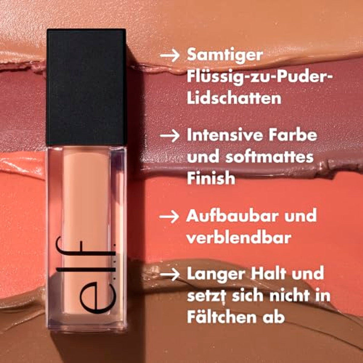 e.l.f. Liquid Velvet oogschaduw Extra Geroosterd 6 stuks