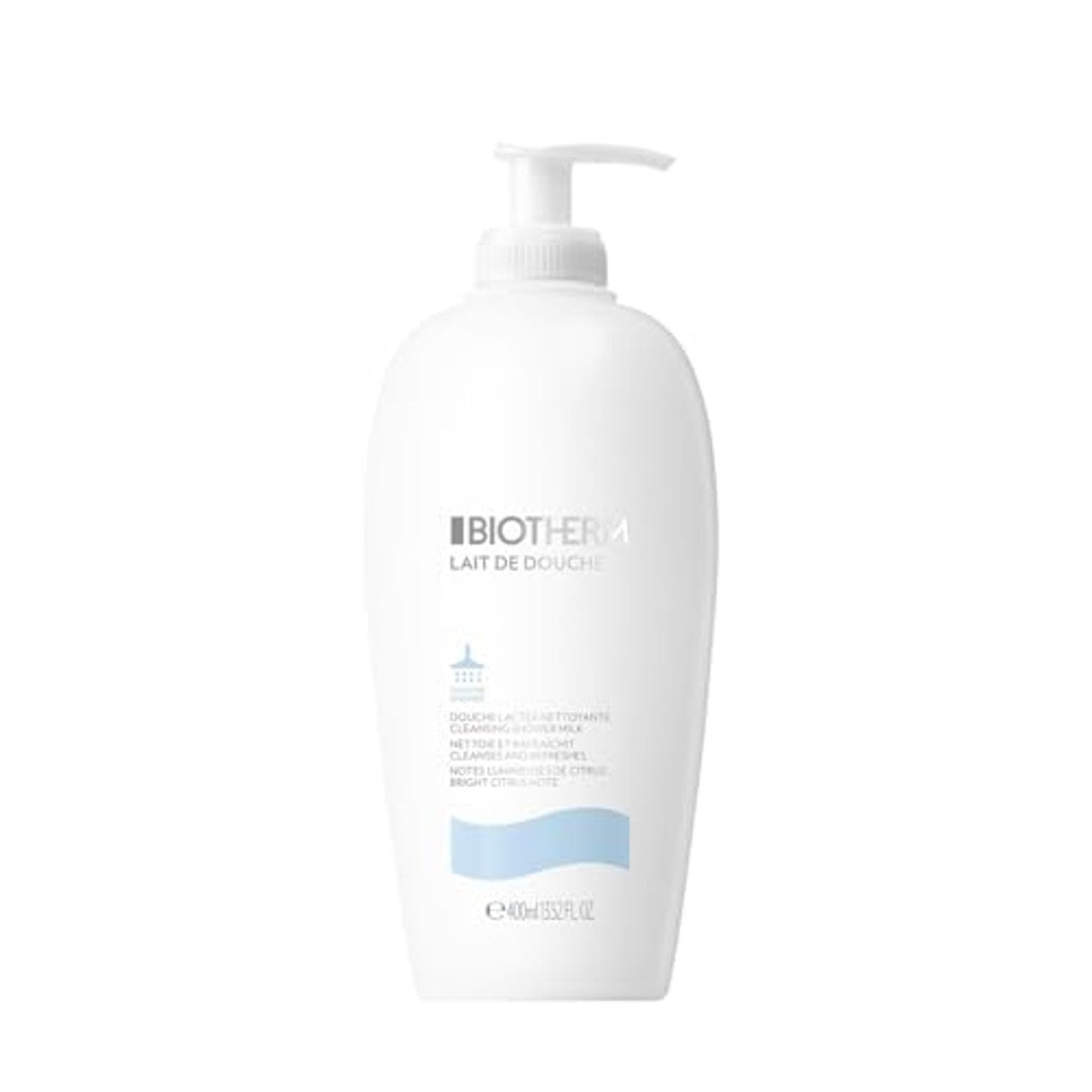 Biotherm Douche- en Deodorantset Lait de Douche 400 ml & Deo Pure Roll-On 75 ml - 3-pack