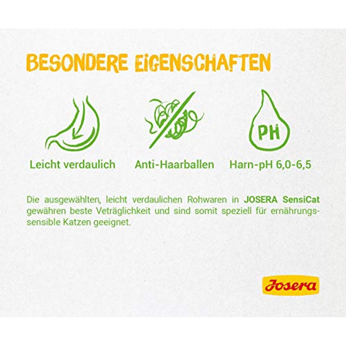 JOSERA SensiCat (1 x 2 kg) | Kattenvoer met extra verdraagbare formule en culinesse (1 x 2 kg) | Super Premium kattenvoer voor volwassen indoor en outdoor katten | 1 stuk – Josera