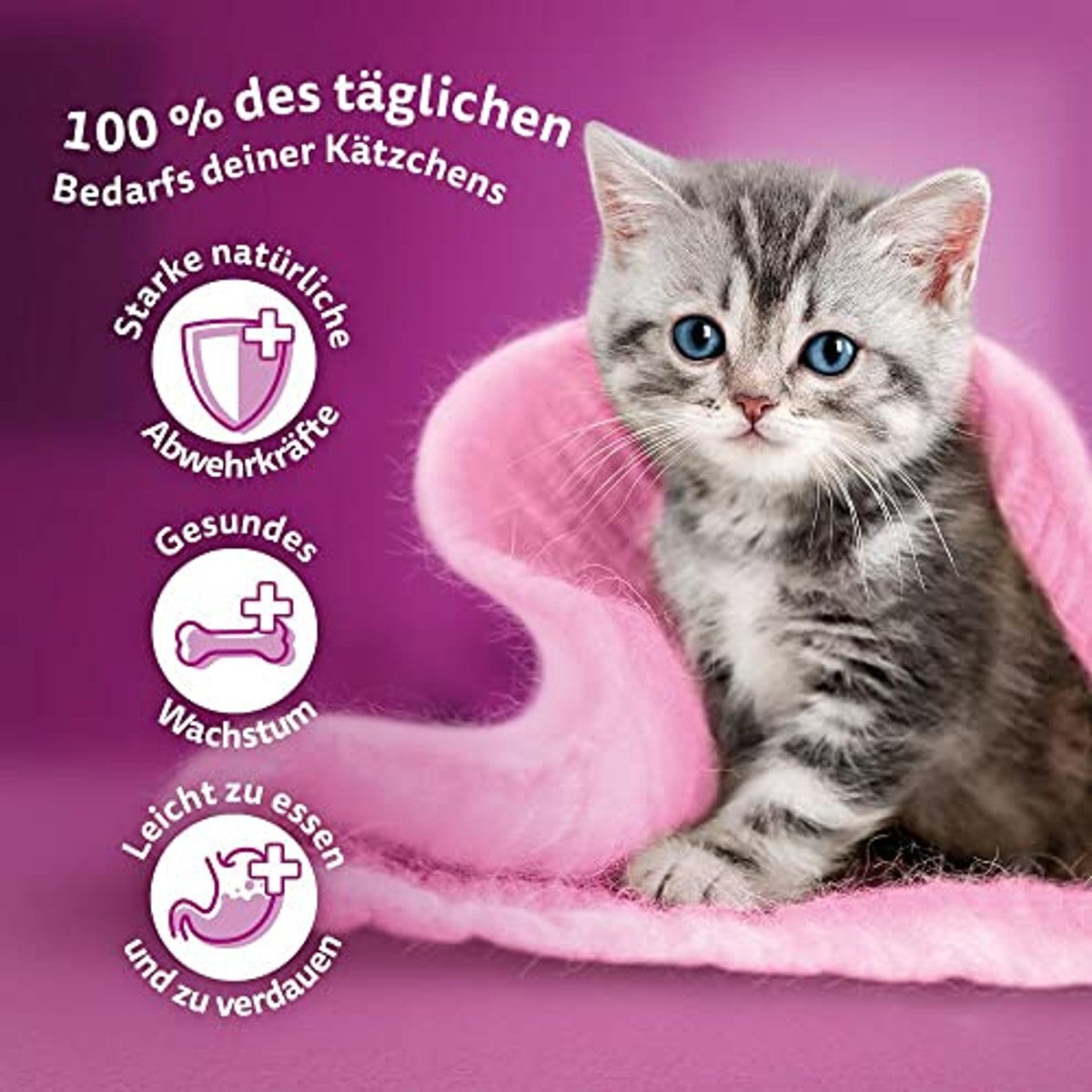 Whiskas Junior natvoer kattenvoer gevogelte in gelei 84 x 85 g - 3-pack
