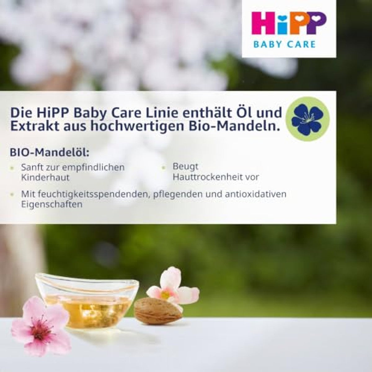 HiPP Baby Care Vochtinbrengende Crème 6 x 100 ml - Voordeelverpakking