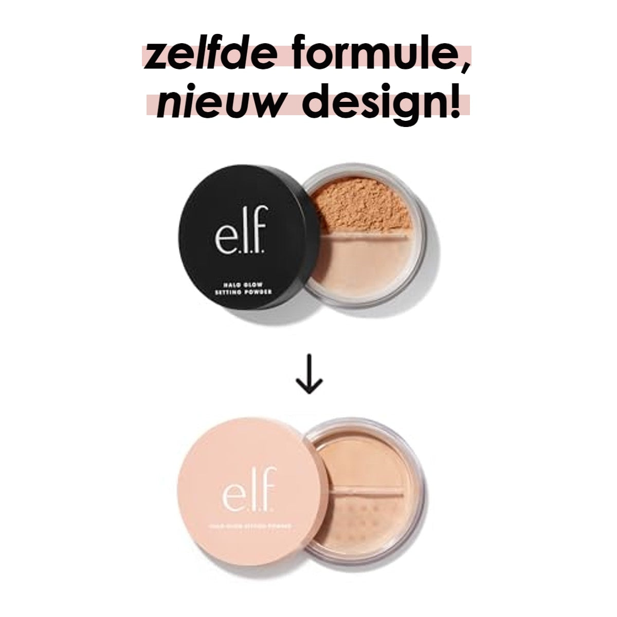 e.l.f. Halo Glow Setting Powder - Light Pink - 3 stuks – foto 4