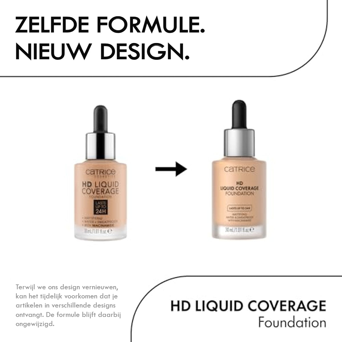 Catrice foundation hoge dekking 010 licht beige 30 ml - 3-pack – foto 4