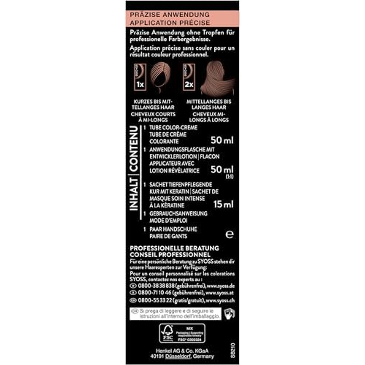 Syoss Coloration 2_1 natuurlijk zwartbruin 115 ml – Syoss