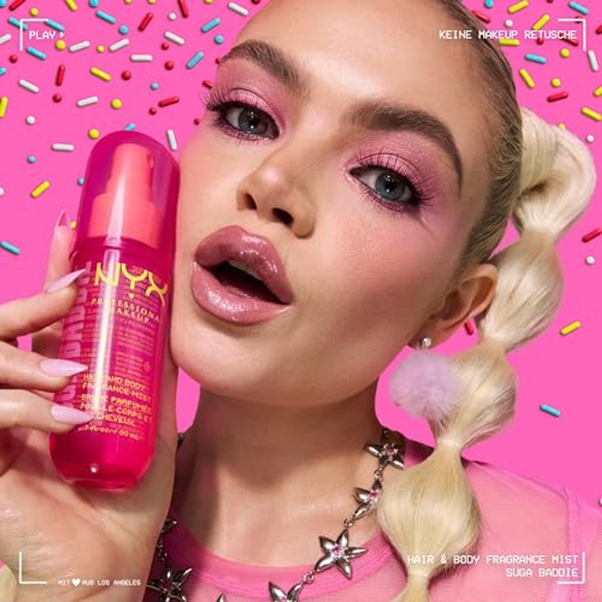 NYX PROFESSIONAL MAKEUP Fat Oil Hair & Body Fragrance Mist Set 6 stuks