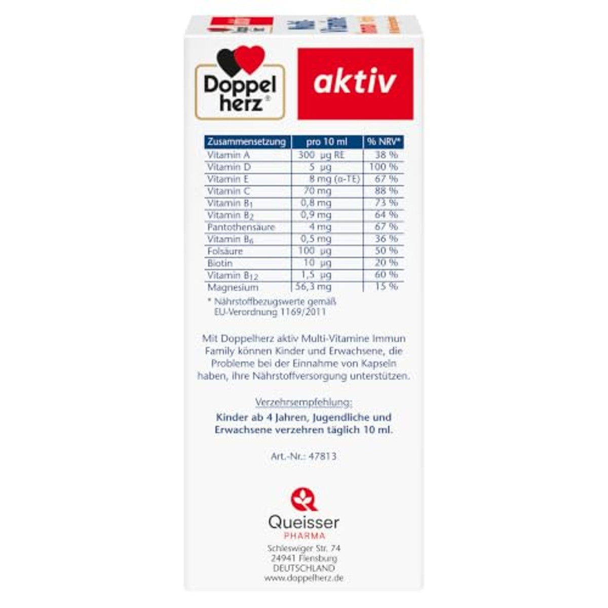 Doppelherz Multi-vitamines Immun Family - met multi-fruitsmaak – Doppelherz