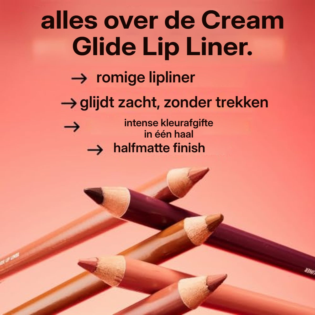 e.l.f. Cream Glide Lip Liner Fuschia Forward - 3 stuks – foto 4